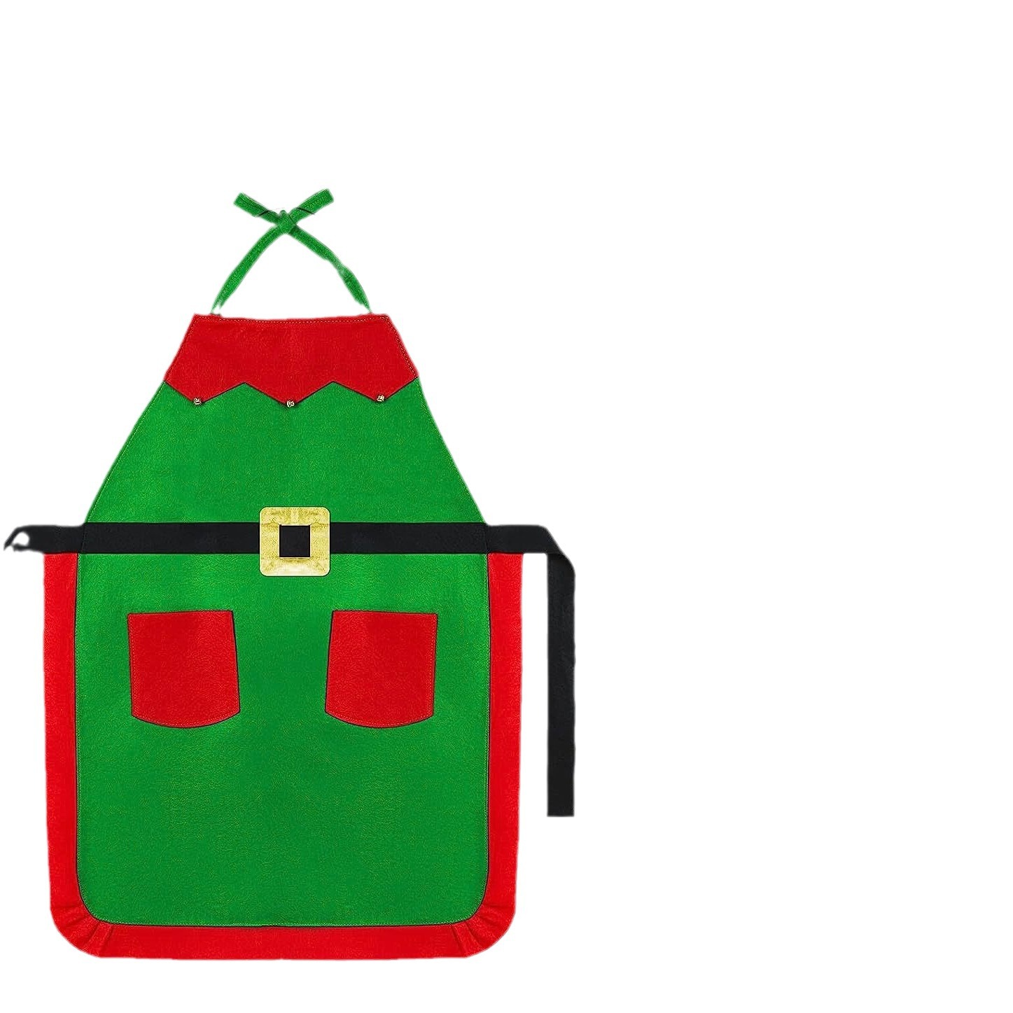 New Christmas decorations Christmas holiday costumes Christmas kitchen apron family party supplies hat