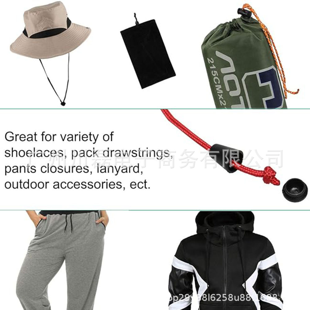 Colorful Plastic Rope Buckle Hooded Hanging Bell Stop Sliding Rope Buckle DIY Clothing Corset Loose Tightness Adjusting Buckle Rope Buckle