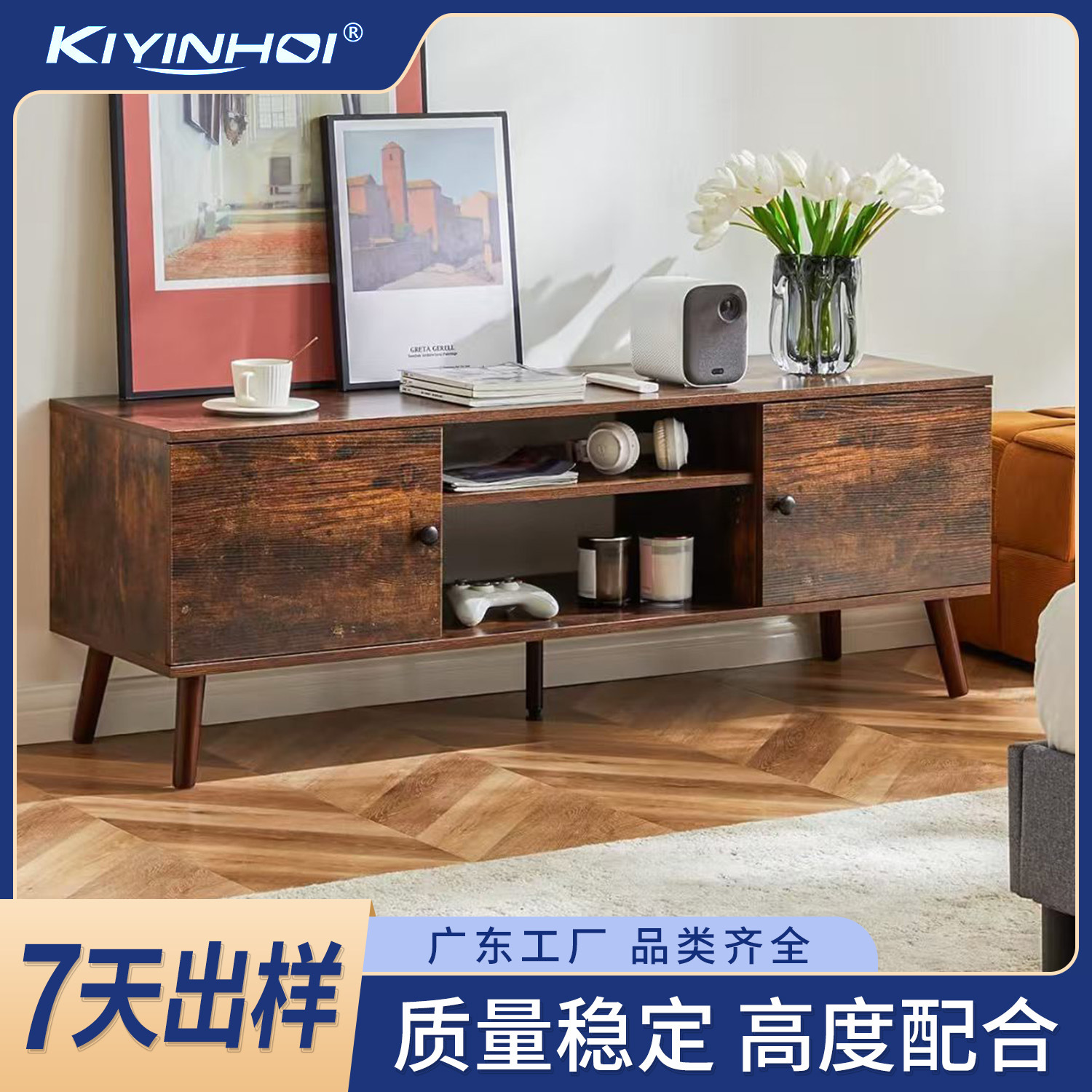 Прямые продажи от производителя, шкаф для книг и проигрывателя для маленькой квартиры, многоуровневый, из массива дерева, телевизионный шкаф для гостиной