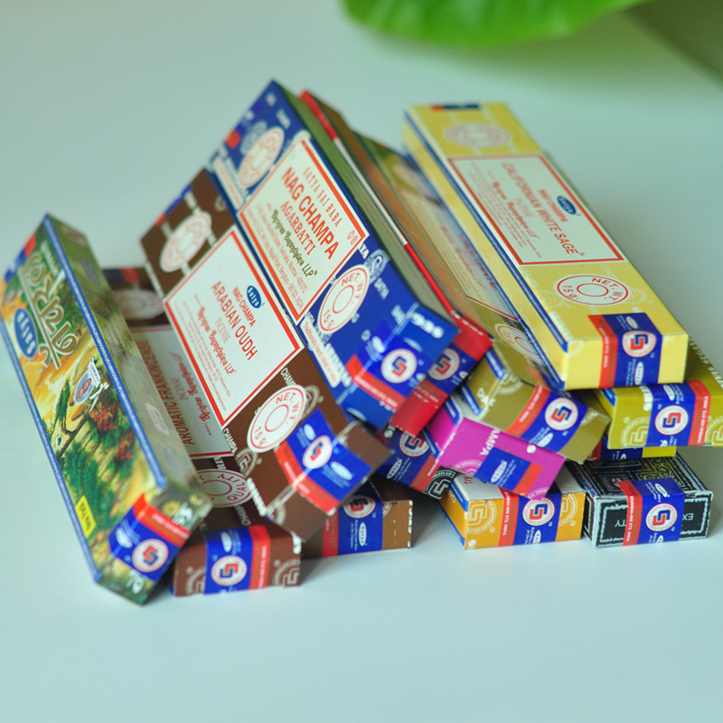 Sai Baba Nag Champa Truth Indian Natural Incense Life Fragrance Yellow Flower Fragrance