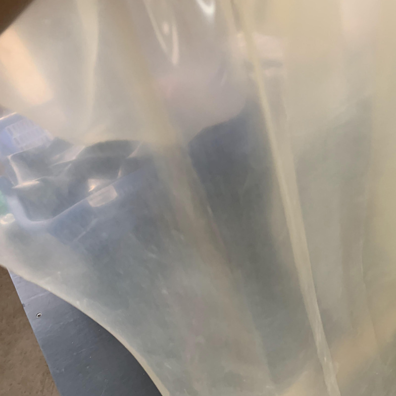 Transparent Latex Sheet 0.4mm Rubber Clothing Fabric 1.2m Wide Natural Latex Cloth Fabric Latex Product Manufacturer