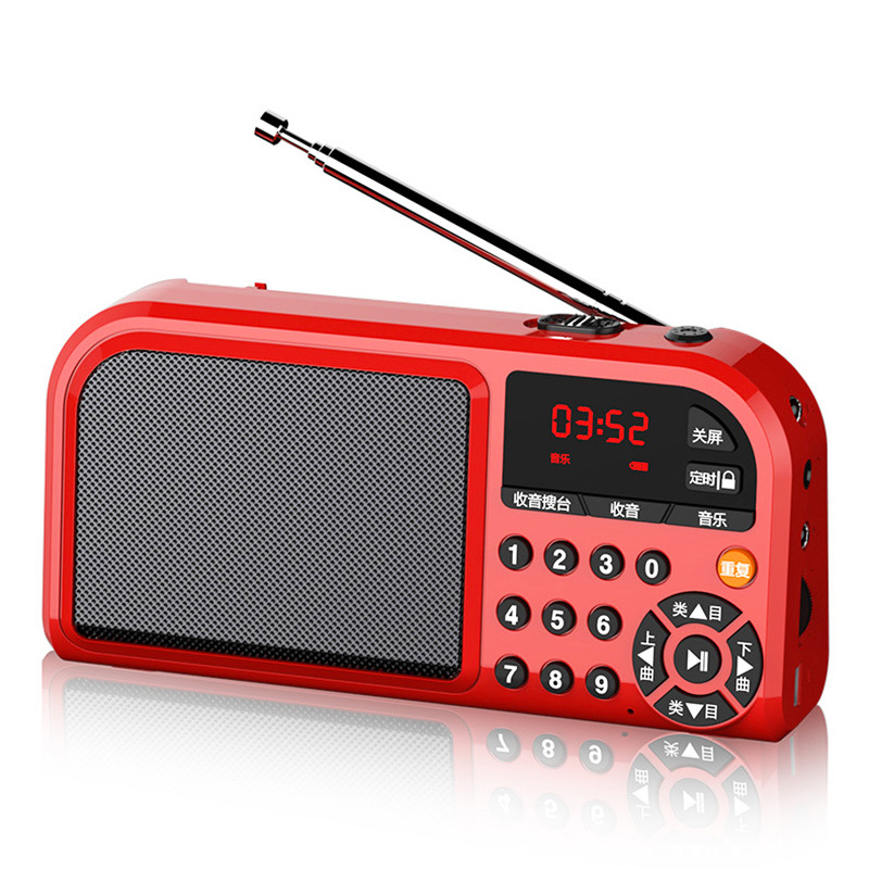 Mini stereo portable card elderly radio small speaker mp3 player walkman charging high volume