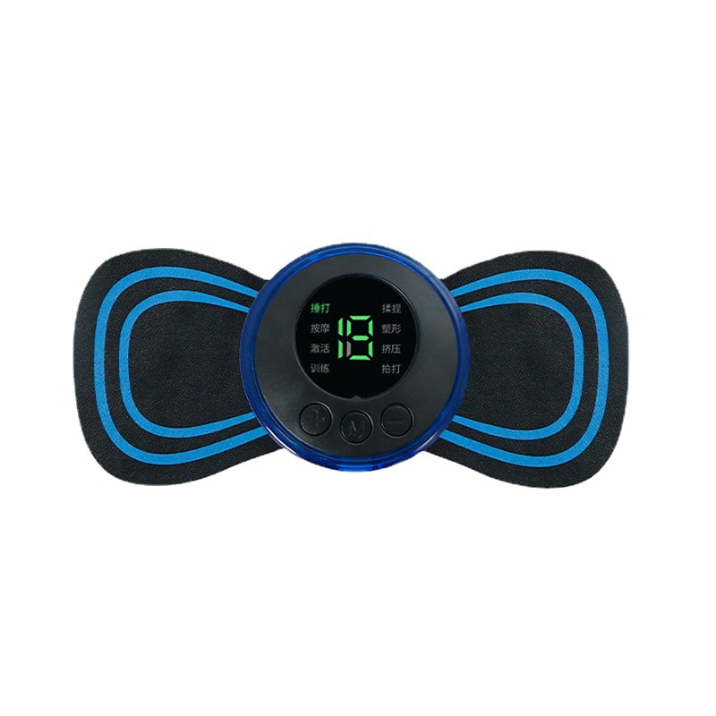 Pulse Cervical Spine Massage Patch Multifunctional Mini Neck Shoulder Back Massager Portable EMS Smart Pocket Massager