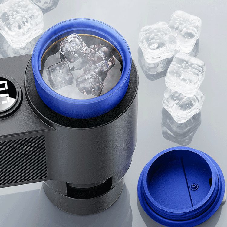 Car cold and hot cup dual-purpose fast cooling cup car ice cooling quick cooling cup intelligent truck multi-function small refrigerator