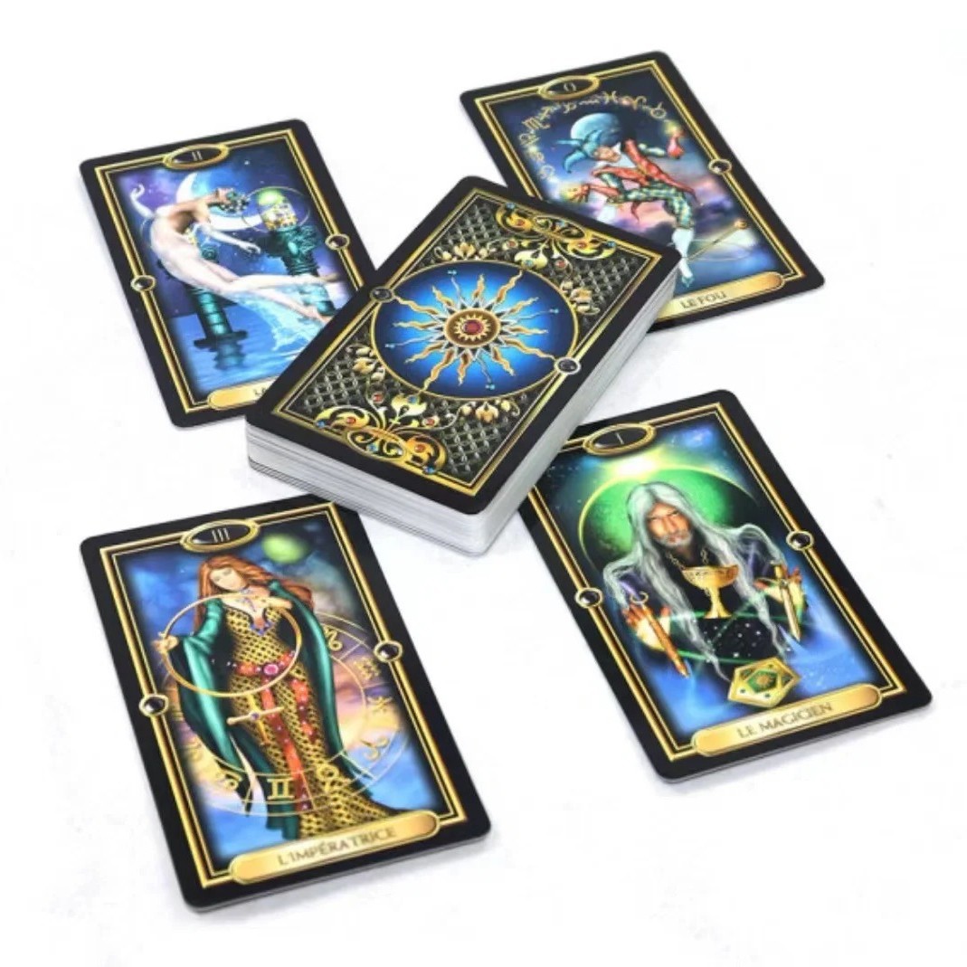 Game card board game blind box flash card cross-border star peripheral bronzing card custom small batch factory