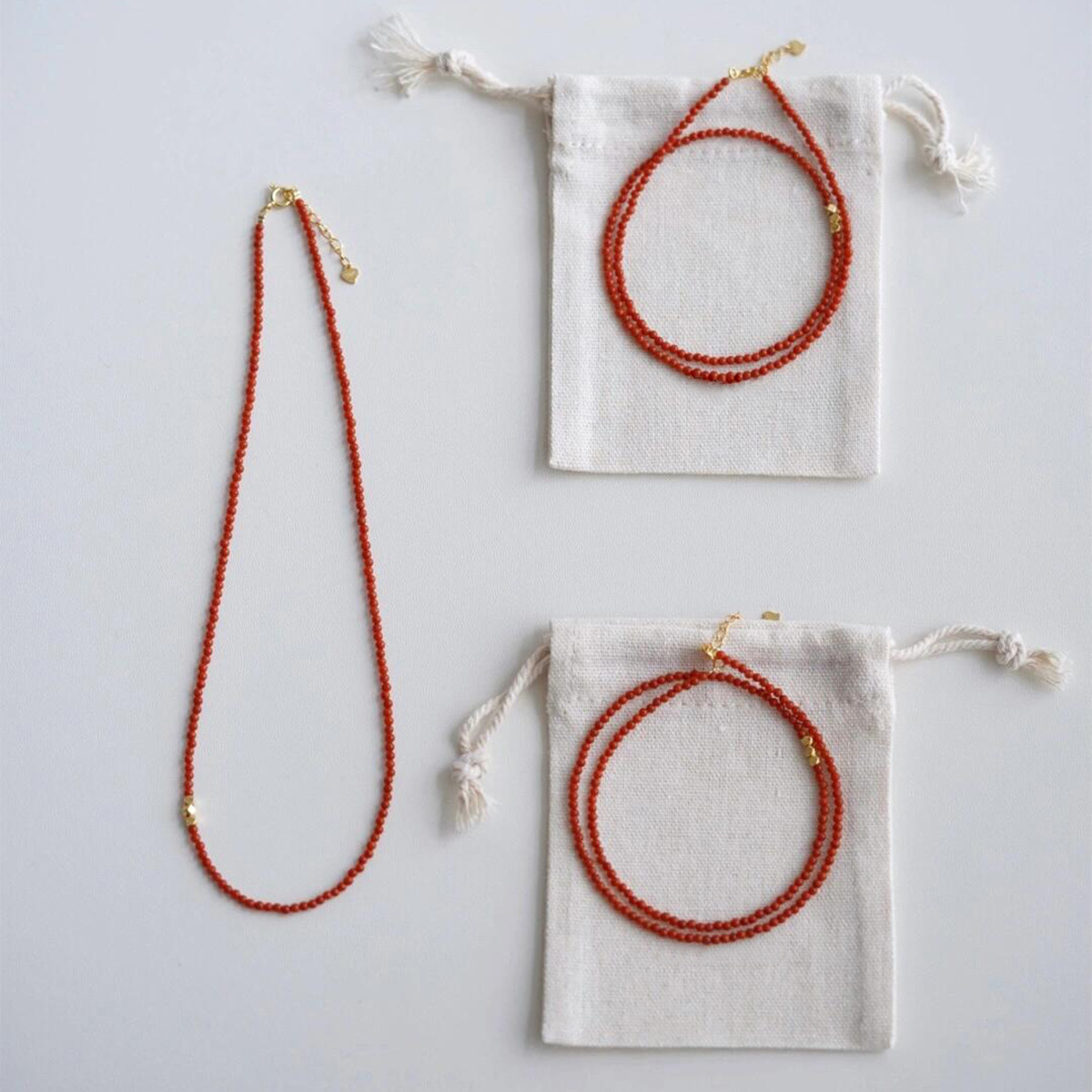 2025 New Style Southern Red Agate Small Bead Necklace Collarbone Chain New Chinese Style National Style Necklace Chinese Red Choker for Women