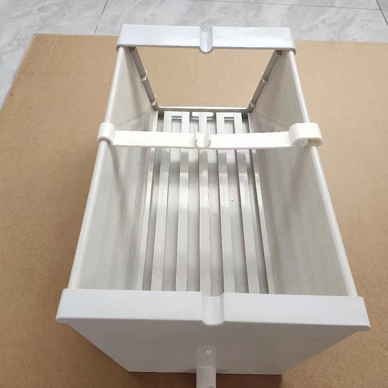 Strawberry Planting Trough Stereo Trapezoidal Cultivation Trough Greenhouse Vegetable and Fruit Planting Pvc Seedling Trough Wholesale