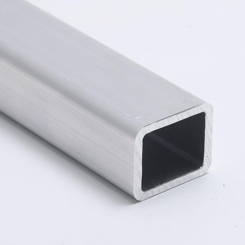 40×30×2 Five-Series Square Tube Aluminum Alloy Square Tube Profile Manufacturer Processes Hollow Column Rectangular Square Aluminum Material