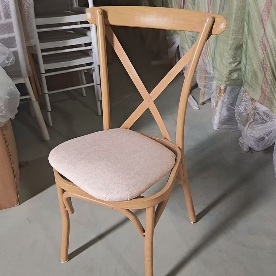 Factory Direct Supply Restaurant Chair American Vintage Iron Metal Fork Back Chair Coffee Shop Home Imitation Wood Iron Dining Chair