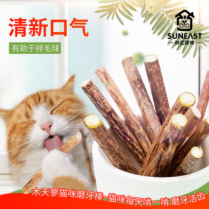 Оптовая продажа палочек для очистки зубов для кошек, полигонум гидропипер, 8 штук, игрушки для кошек