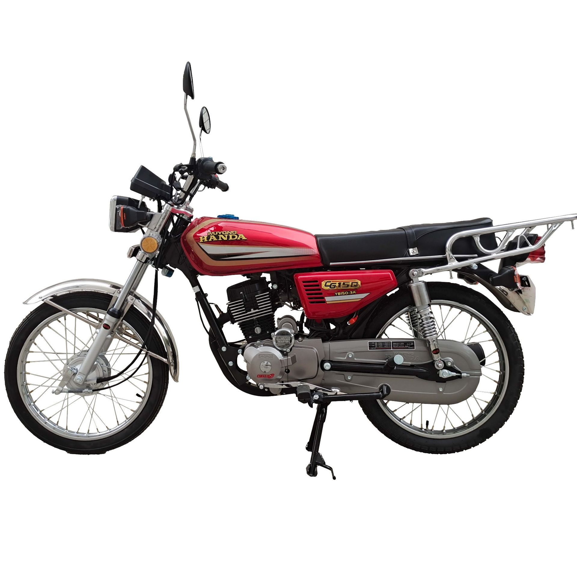 Cg150 Motorcycle with National Iv Emission Control, Electric Fuel Injection, Can Be Registered, Fuel-Powered, Brand New Retro-Style Vehicle, Cross-Border Cg125 Retro Style