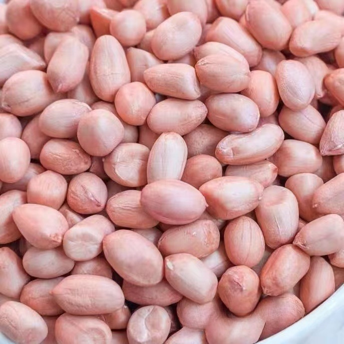 Свежие арахисы, новая оптовая мука, белая кожа, свежий розовый арахис, коммерческие и домашние белые песчаные арахисы