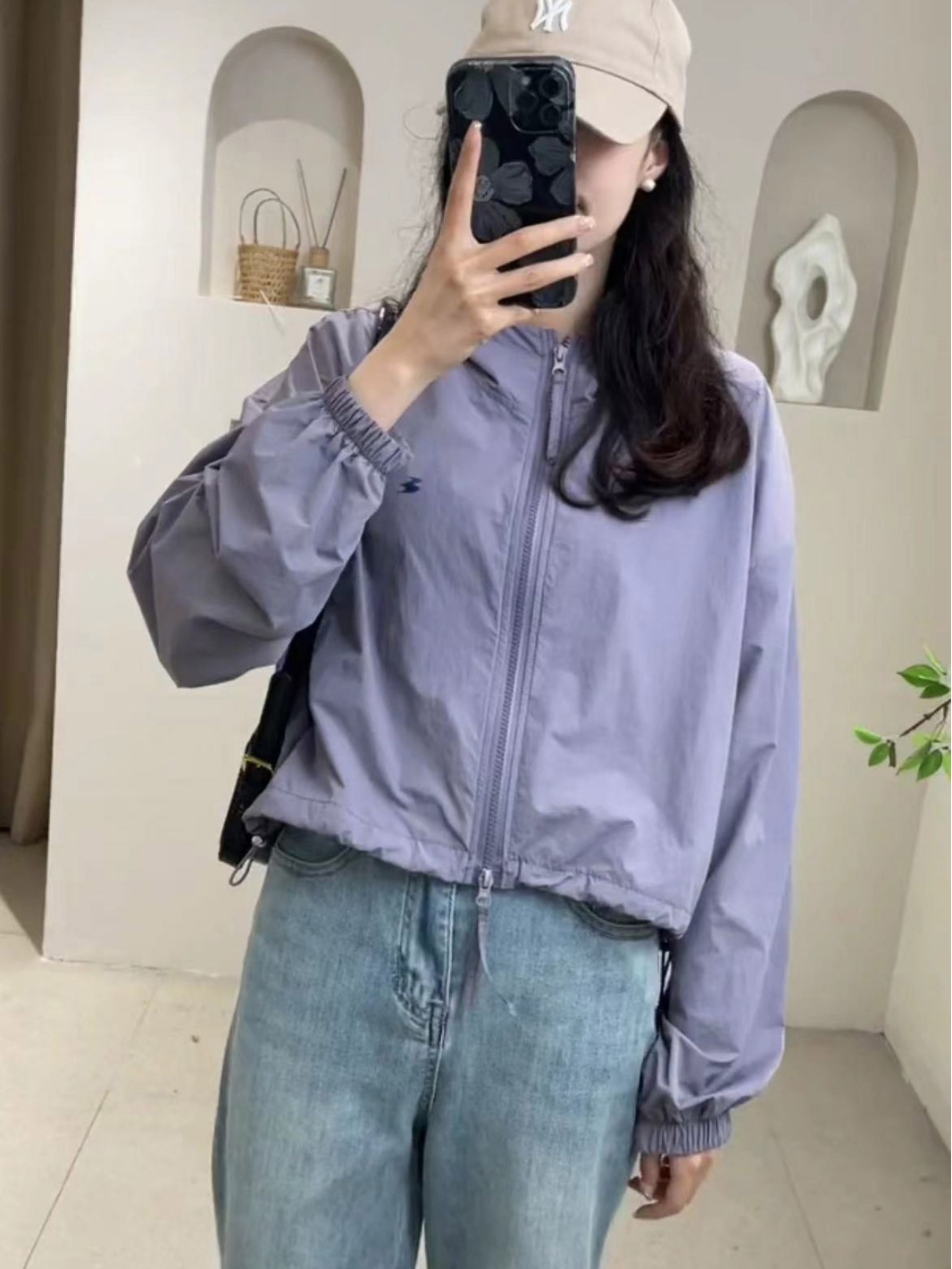 Sunscreen Women's Summer Thin Coat 2025 New Arrival Short Loose All-Match Hooded Sunscreen Top