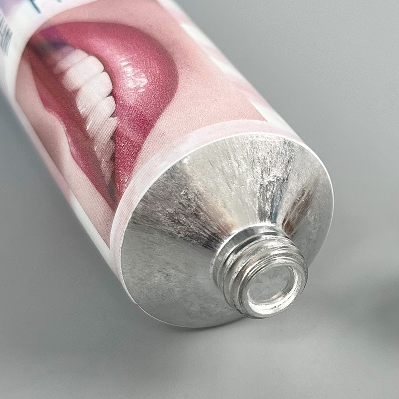 Factory toothpaste aluminum tube hand cream aluminum hose packaging metal medicinal pure aluminum tube aluminum hose packaging wholesale