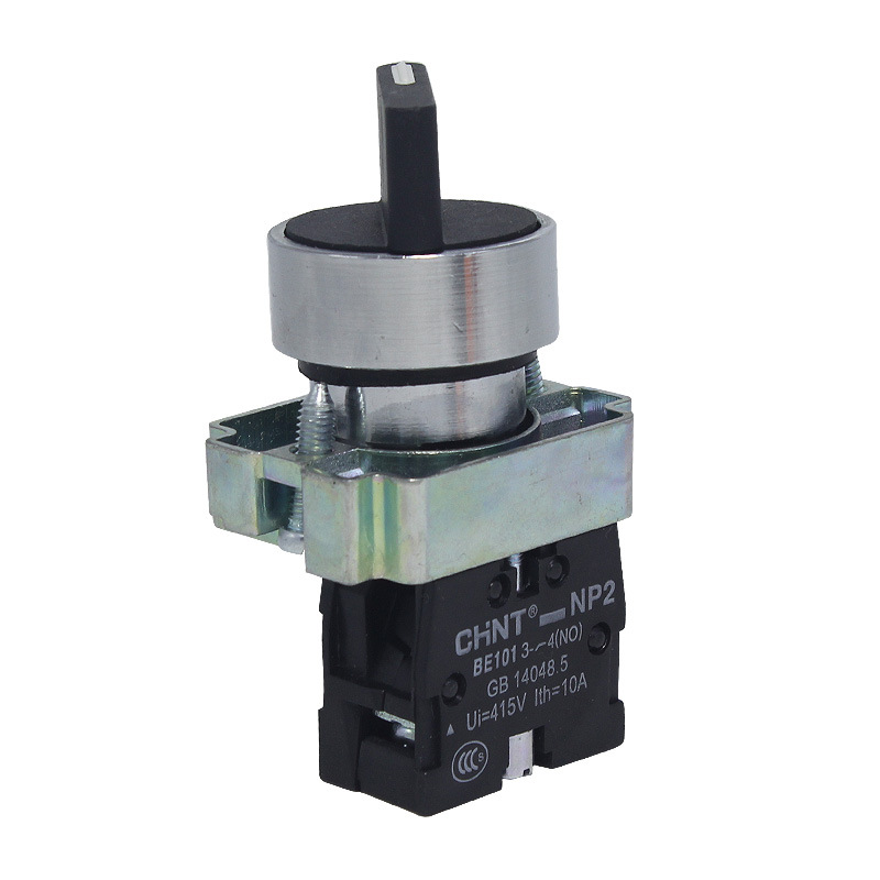 Chint Np2-Bd41 Push Button Normally Open 22mm Two-Position Reset Self-Reset Two-Speed Selector Knob Switch