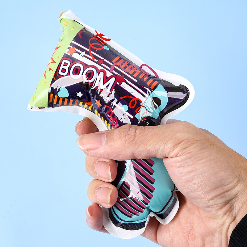 Automatic inflatable fireworks gun holiday birthday party salute party photo birthday atmosphere gun wedding handheld props