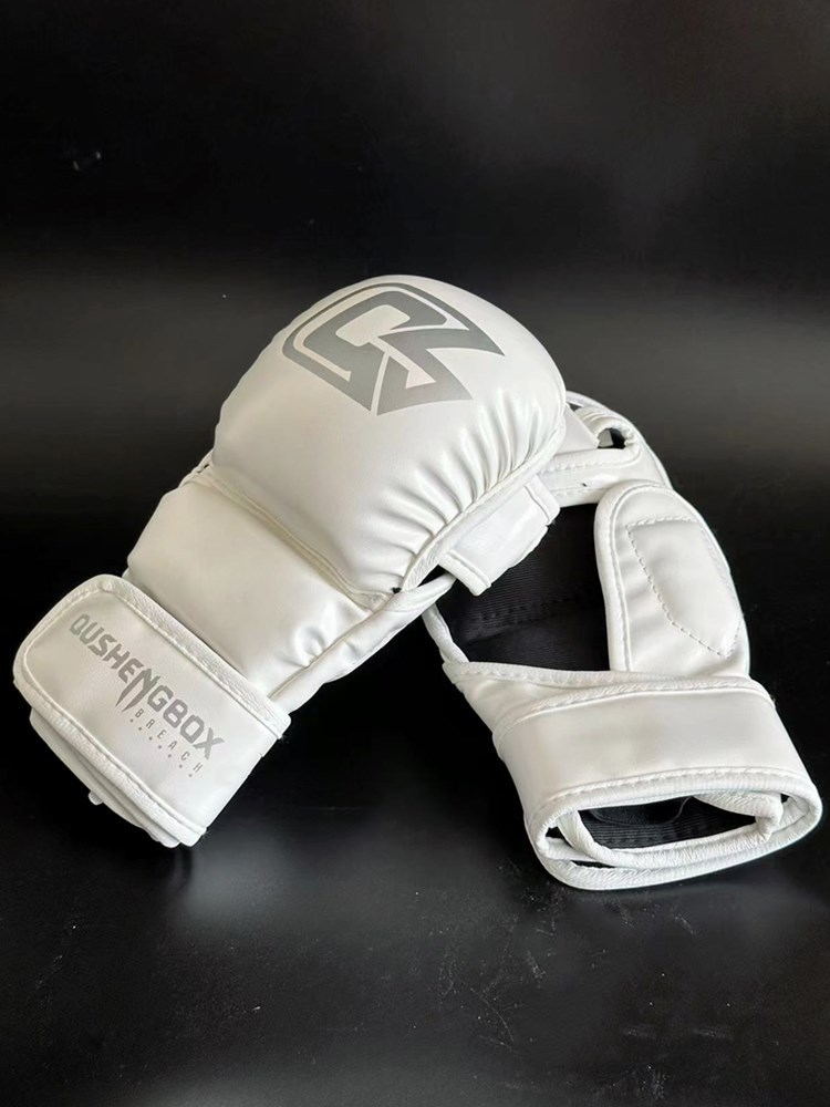 Professional Boxing Gloves for Children, Thickened Boxing Gloves for Fighting, Men's and Women's Sandbag Half-Finger Boxing Gloves for Adults