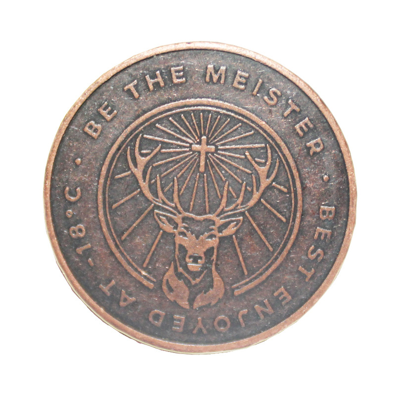 Metal Coin Video Game Coin Fixed Catch Doll Machine Token Set Anti-counterfeiting Set Commemorative Activity Token with Holes