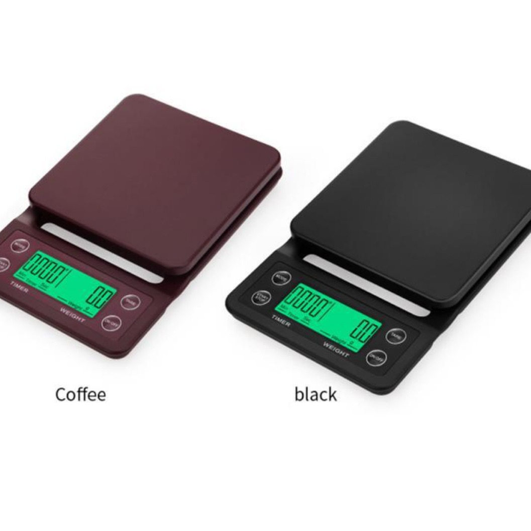 Factory wholesale hand-made coffee weighing chronograph commercial kitchen electronic scale bar small food baking gram scale