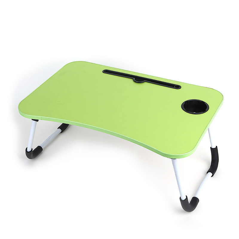 Small Bed Table, Solid Color Folding Table, Computer Desk, Simple Household Folding Table, Desk, Student Bay Window Writing Desk