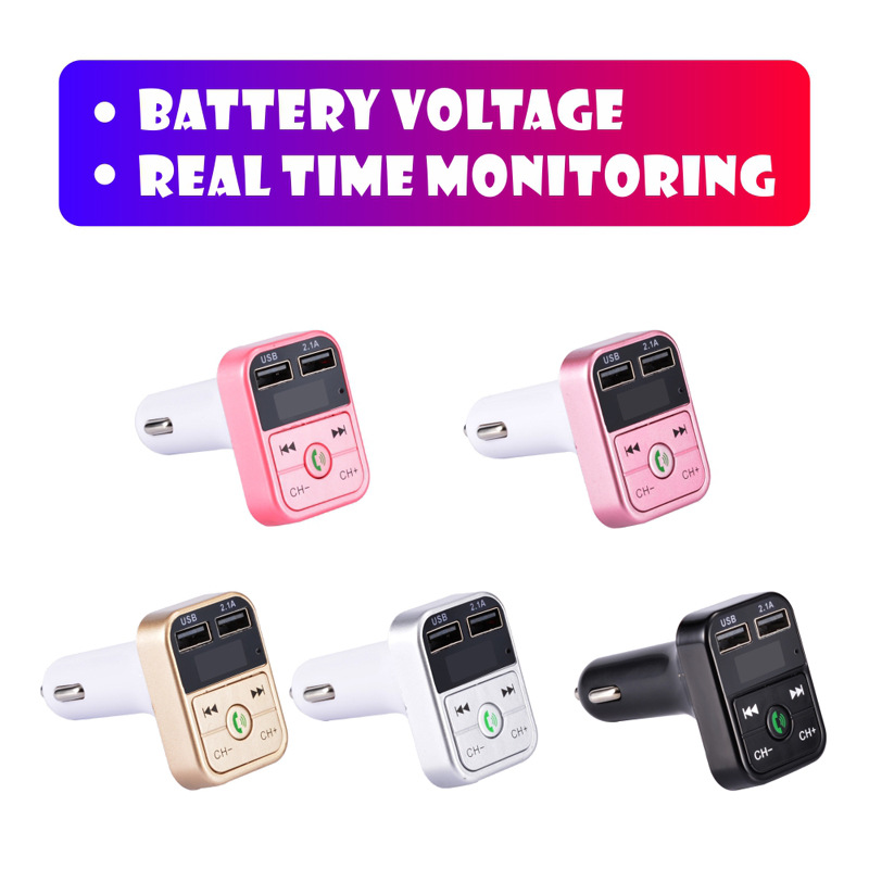 B2 подходит для Apple, Samsung, Xiaomi, Huawei, быстрая зарядка, автомобильное зарядное устройство, Bluetooth приемник, комплектующие