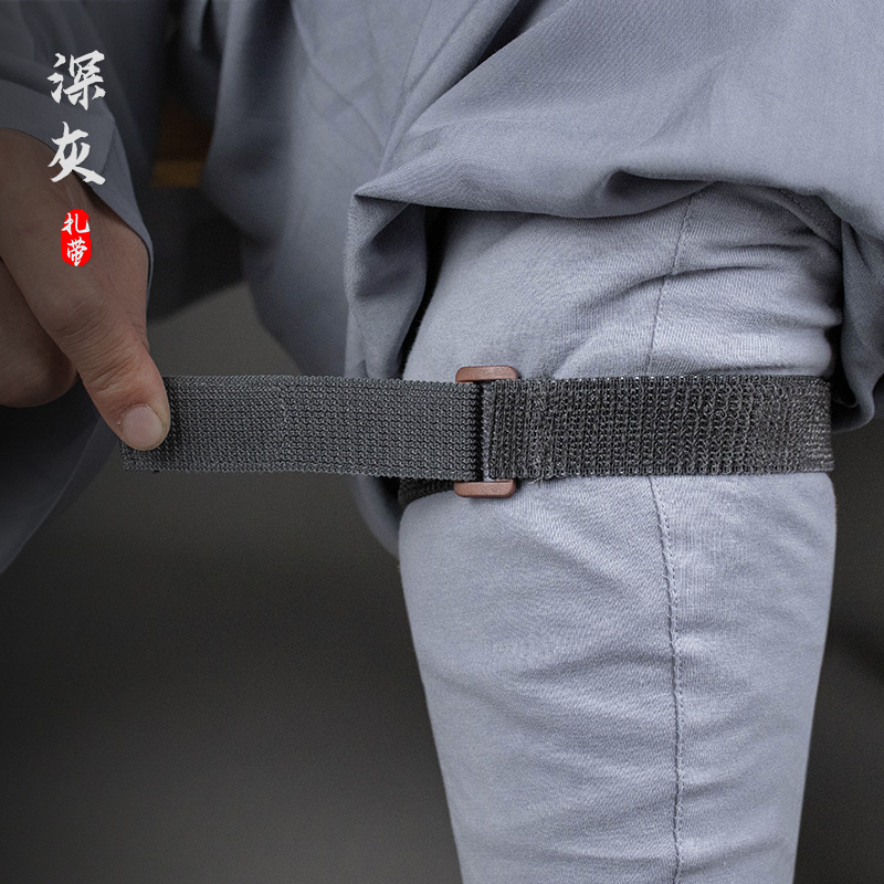 Короткая монашеская куртка с завязками для ног, регулируемые эластичные леггинсы для монахов, монашеские носки с эластичной лентой