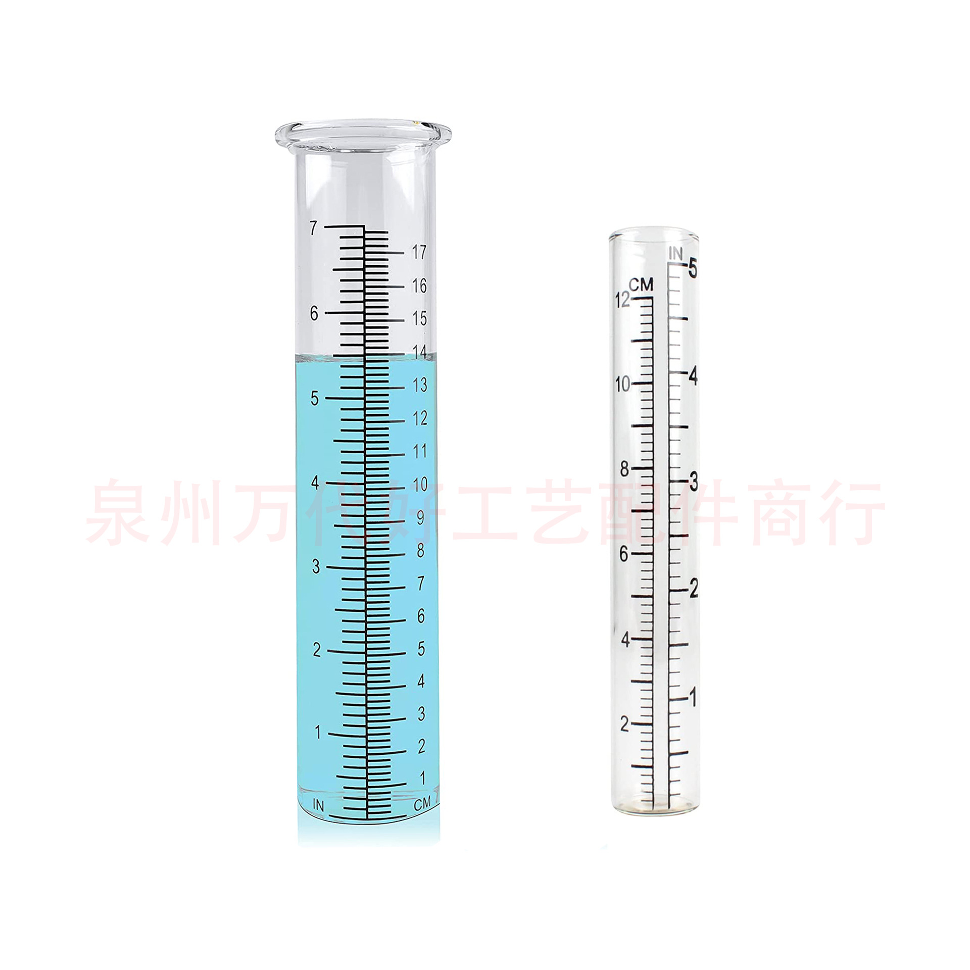 Plastic scale test tube Garden Glass rain gauge cross-border hot selling rain collector outdoor iron rain gauge