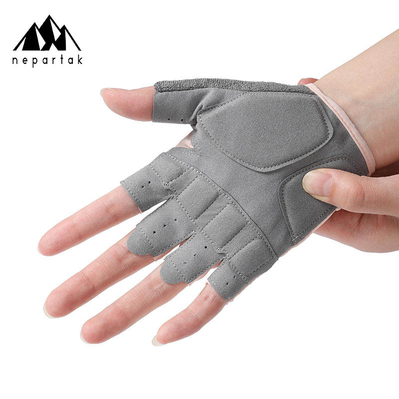 Amazon Sports Half Finger Fitness Weightlifting Exercise Wear-Resistant Gloves Men's and Women's Anti-Slip Wrist Cycling Fitness Gloves