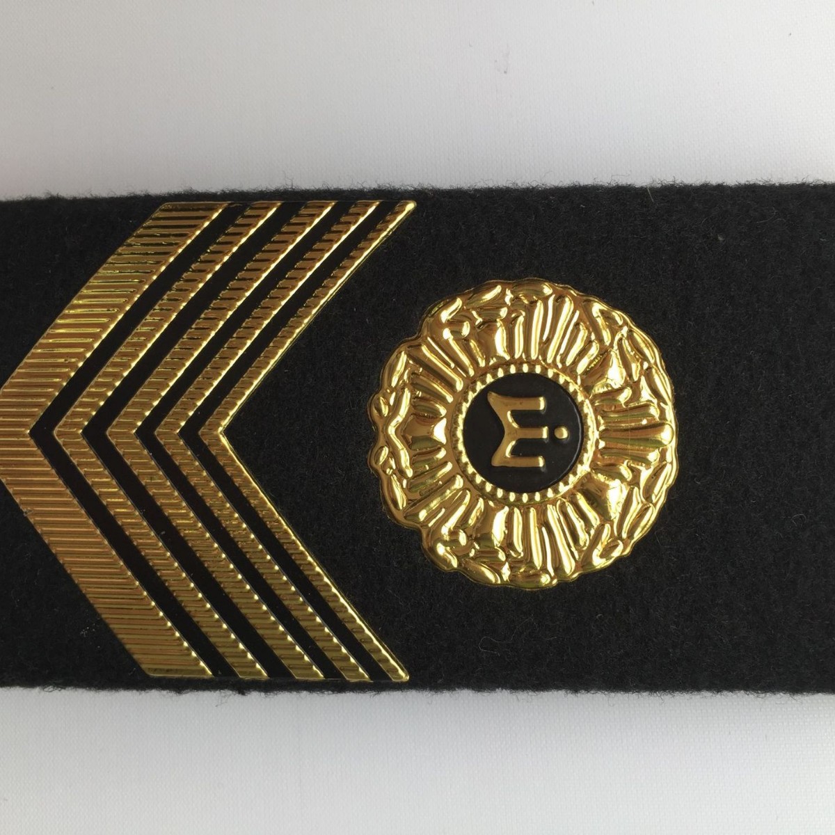 Customized Sailor Pilot Officer Uniform Epaulettes Armband Metal Thread Embroidered Badge Woven Label Epaulettes Custom-Made