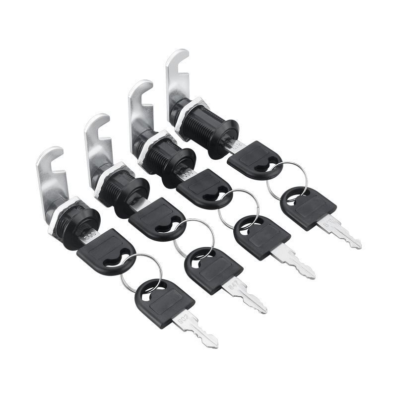 IRON File Cabinet lock wardrobe lock cylinder desk cabinet lock locker door lock letter box lock black tongue lock