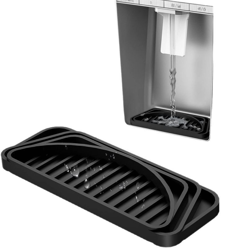 2023 Amazon New Product Water Dispenser Silicone Mat Refrigerator Coffee Machine Bar Silicone Drain Mat Drip Tray