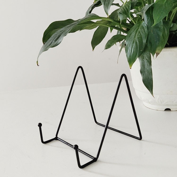 Кованая подставка для фото, простой мобильный держатель для телефона и планшета, декоративная подставка для керамических тарелок оптом