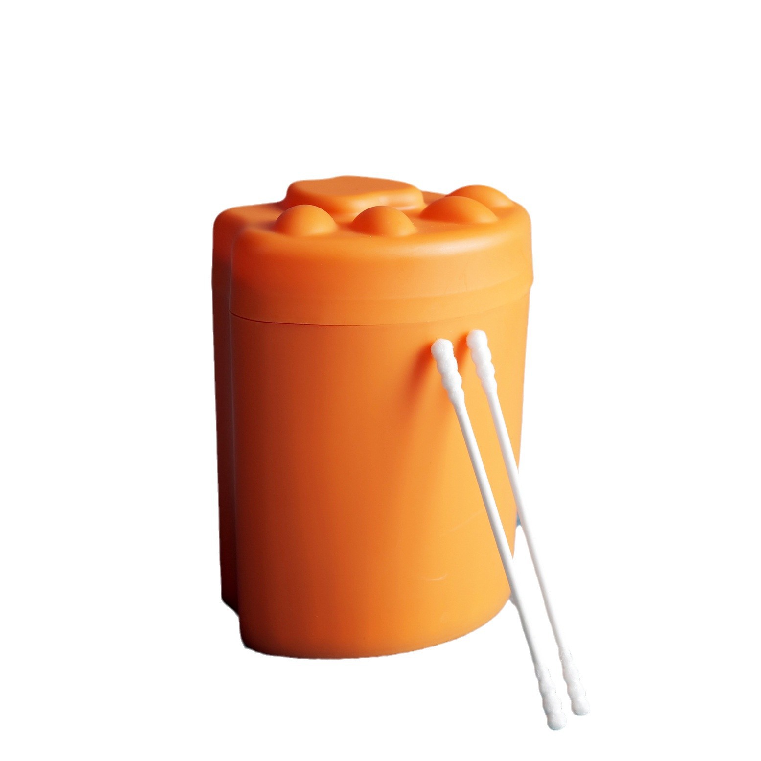 Seven-color cat claw box baby cotton swab thin support screw spoon ear double head decontamination sanitary absorbent cotton nursing home