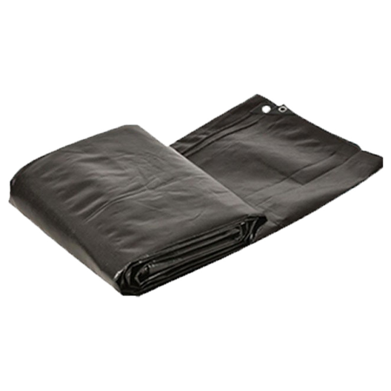 Double Black Thickeneded High Weight Polyethylene Tarpaulin Pe Plastic Tarpaulin Sunshade Color Strip Cloth Sun Protection Dustproof Rainproof Cloth