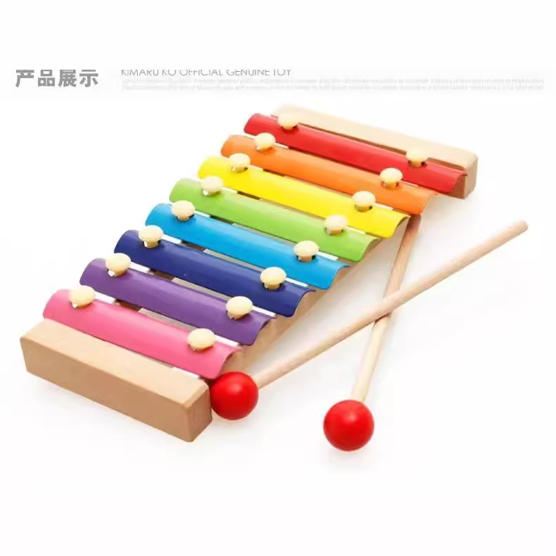 Orff Musical Instrument Wooden Percussion Piano Manufacturer Wholesale Kidsren's Performance Teaching Aids Musical Instrument Aluminum Plate Piano