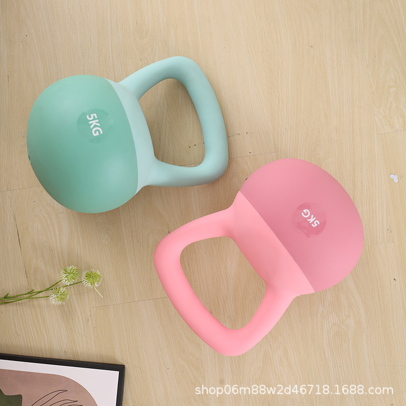 Cross-Border Soft Kettlebell Women's Fitness Equipment Kettlebell Home Use Dumbbell 2.5kg Soft Kettlebell for Squats and Glute Workouts