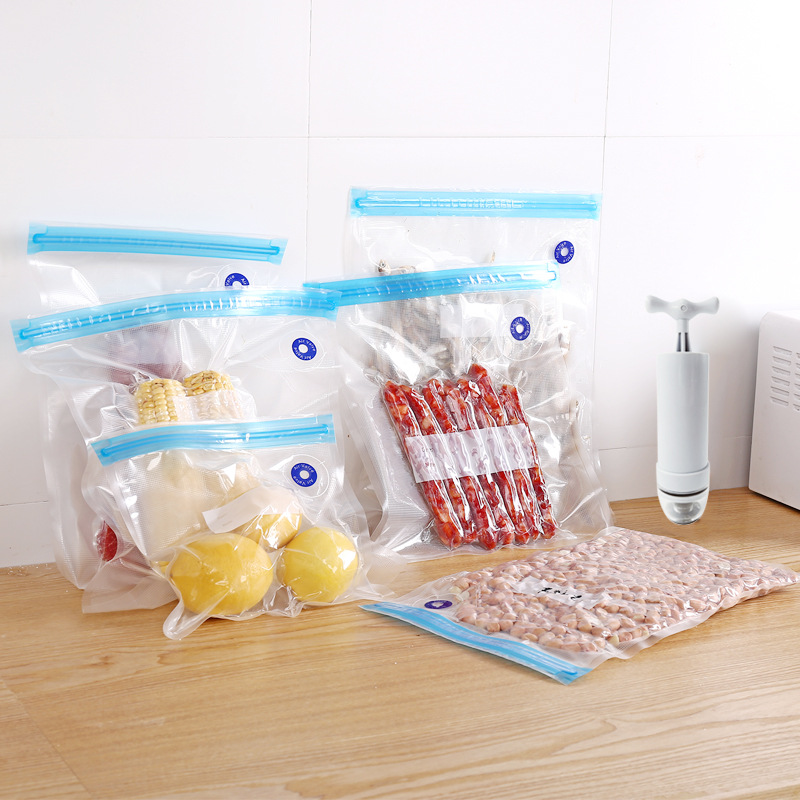 Cross-Border Food Vacuum Compression Bag, Vacuum Dense Bag, Food Grade Textured Packaging Bag, Food Vacuum Preservation Bag
