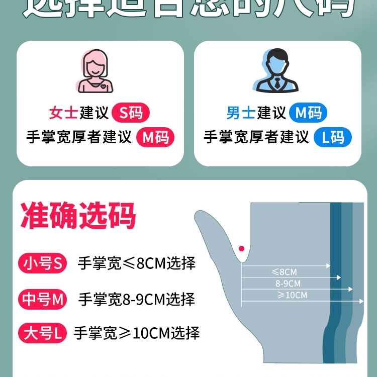 Disposable Gloves Latex Nitrile Rubber Pvc Food Grade Special Catering Housework Kitchen Dishwashing Thickeneded and Durable