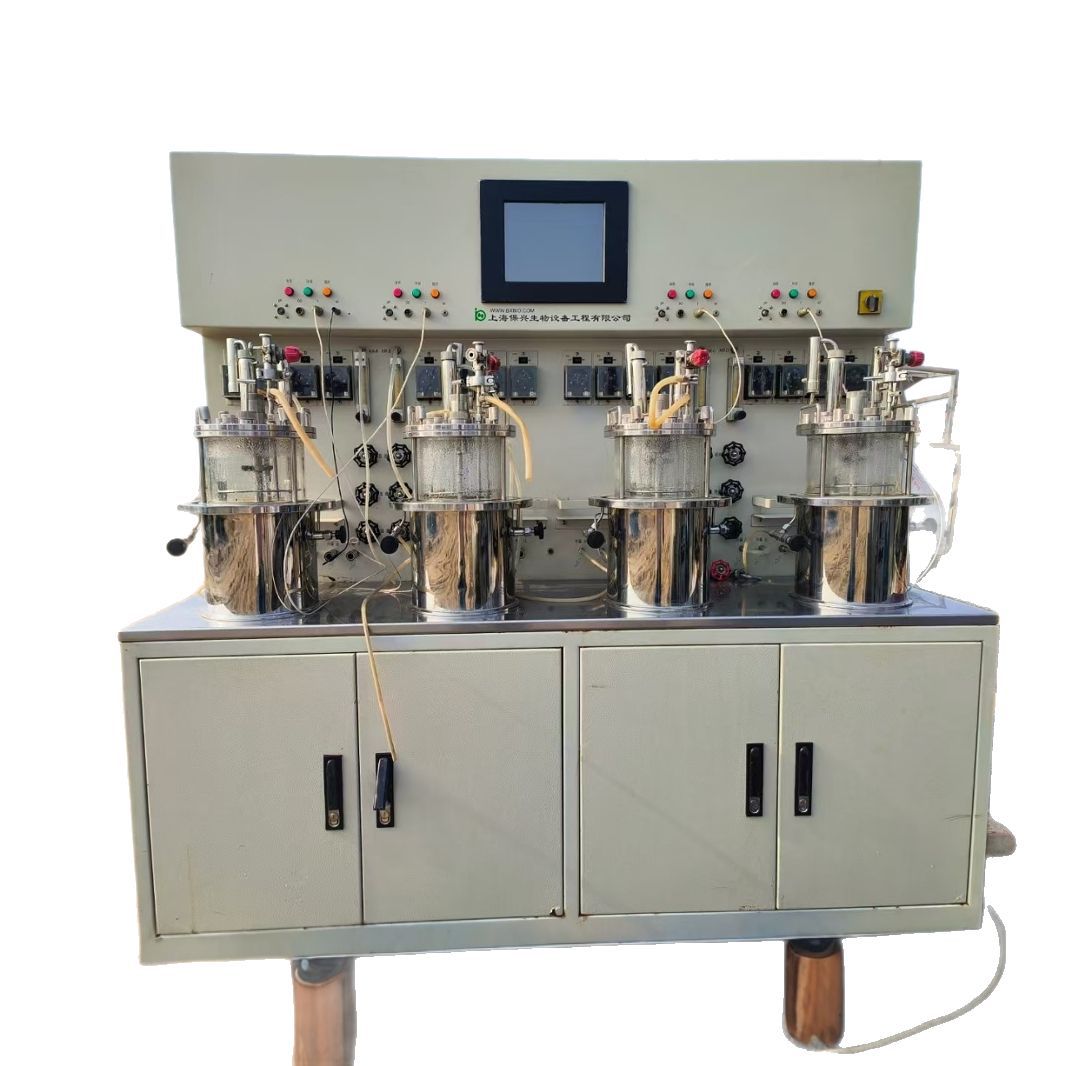 Shanghai Baoxing 5-Liter Four-Tank Fermentation Tank, Operating Normally, the Price Listed Does Not Match the Actual Product, Please Contact Us if Necessary