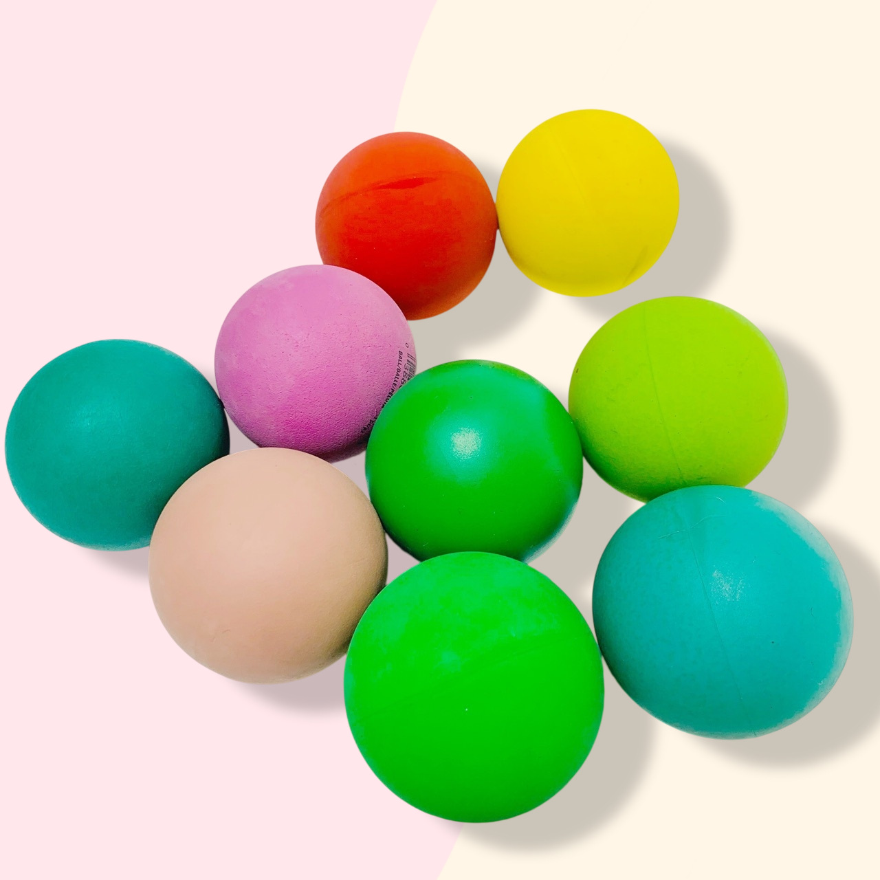 Rubber ball 5.5cm American Standard squash rubber hollow ball wall thickness 5MM high bounce massage sports handball