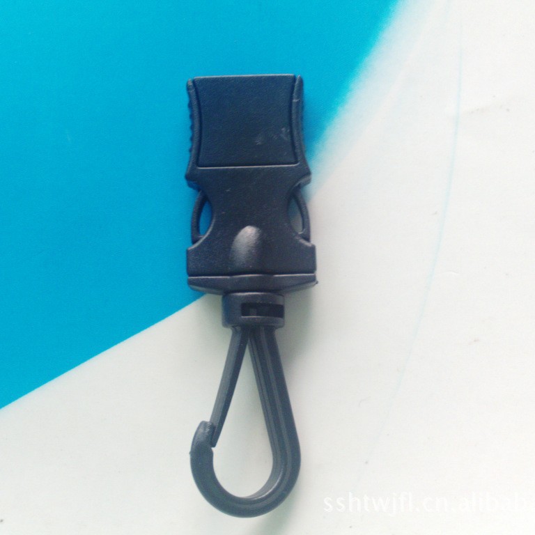 Supply various specifications plastic hook rotating plastic hook clip with plastic hook clip hook