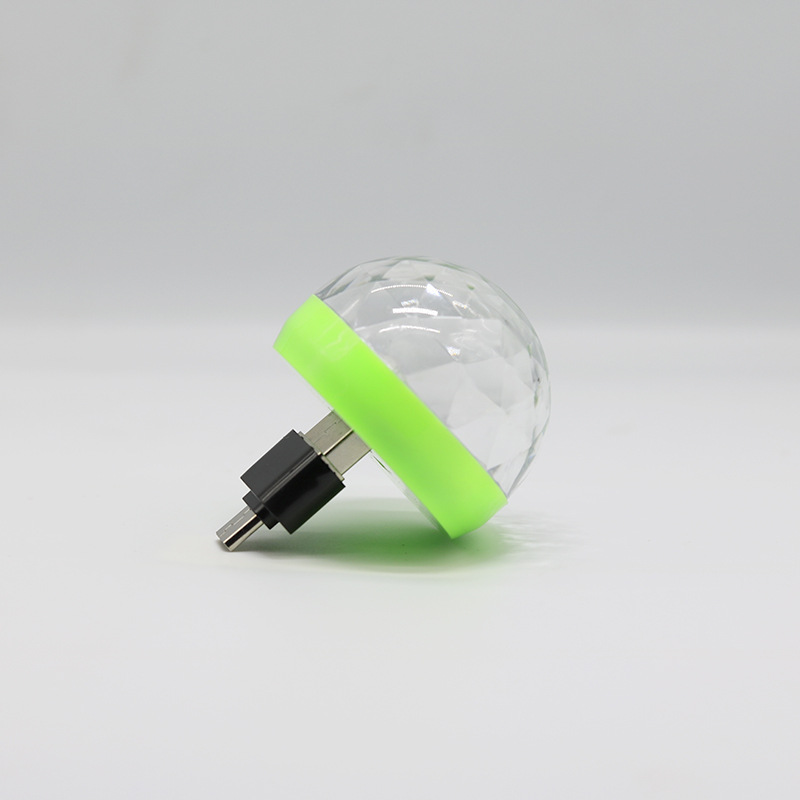 Little Magic Ball Led Crystal Lamp Mobile Phone Voice Control Colorful Color Changing USB Lamp Mystery Your Stage Dj Bar Car Disco Lamp