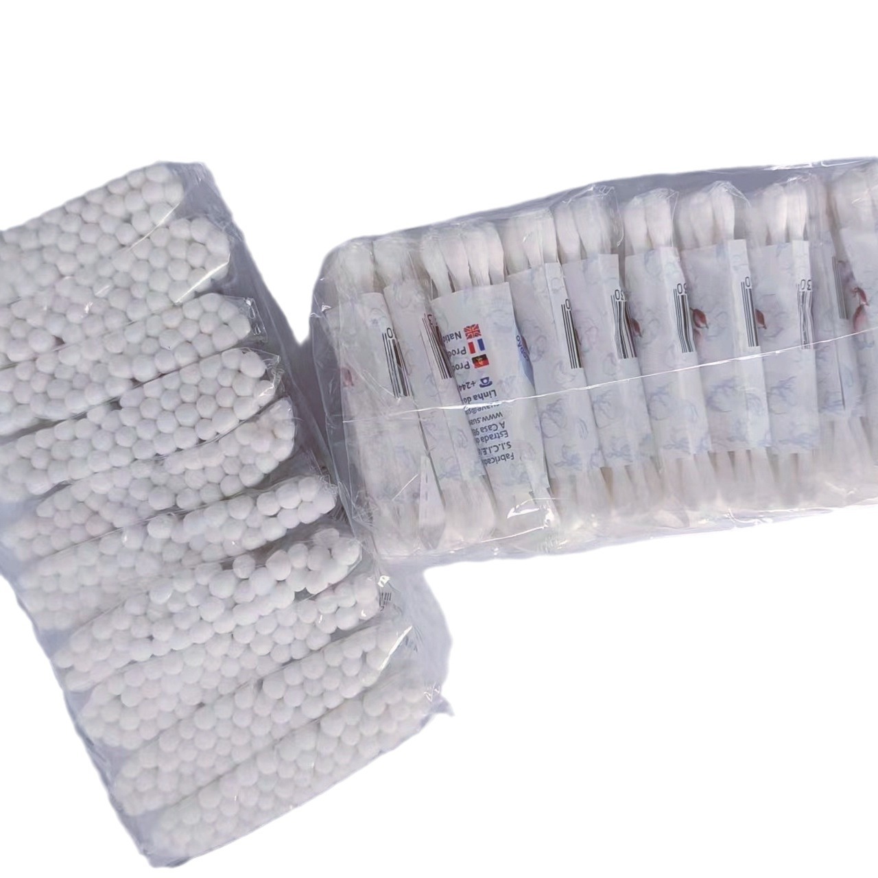 48 упаковок одноразовых двойных пластиковых палочек, высококачественные ватные палочки, оптовая продажа