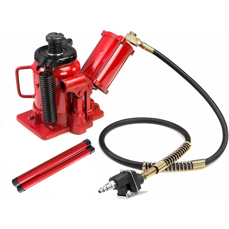 20 T Portable pneumatic hydraulic jack lift low manual Jack with handle pneumatic jack