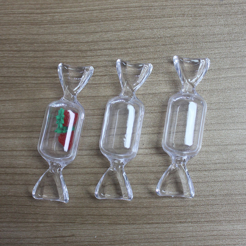 Креативная коробка акриловая маленькая шкатулка для хранения ювелирных изделий PS симуляция мини еды прозрачная маленькая коробка для конфет