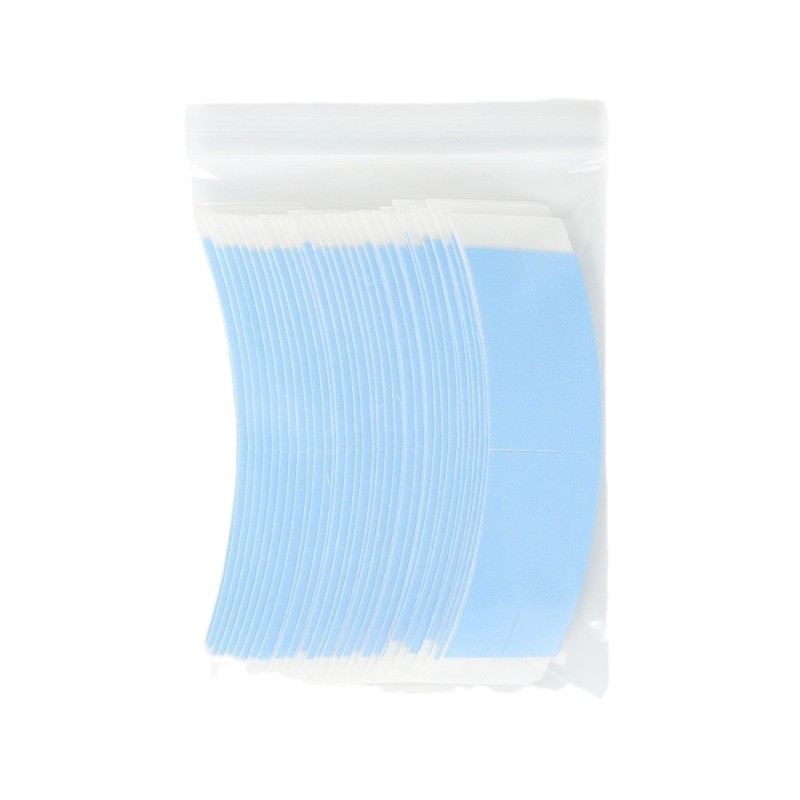 Blue Wig Film Ultra-Thin Biological Scalp Special Double-Sided Tape Waterproof and Sweat-Proof Wig Patch Fixed Patch Adhesive