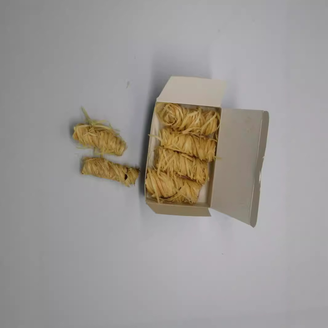 Hotel Charcoal Wax Wood Sticks for Firewood, Charcoal Firewood, Wood Silk Rolls, Oven Accessories, 65mm Long, 4 Pieces/Box, Export Model