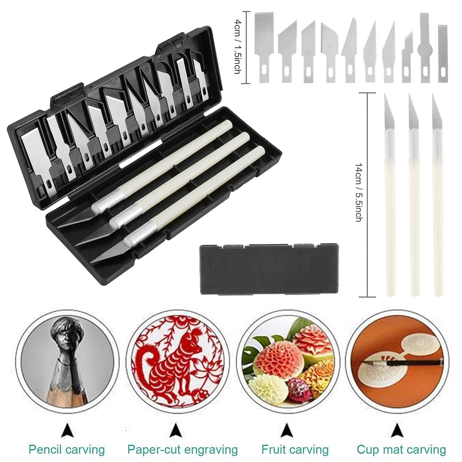 3D Printer Tool Kit Cleaning Needle, Needle, Tweezers, Wrench, Engraving Knife, Trimming Knife, Pipe Cutting Knife Kit