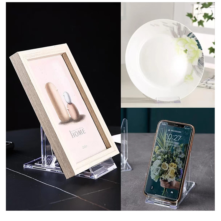 Factory in stock Brush Play Helper Live Broadcast Fixed Bracket Commodity Display Clip Mobile Phone Tableware Desktop Transparent Bracket