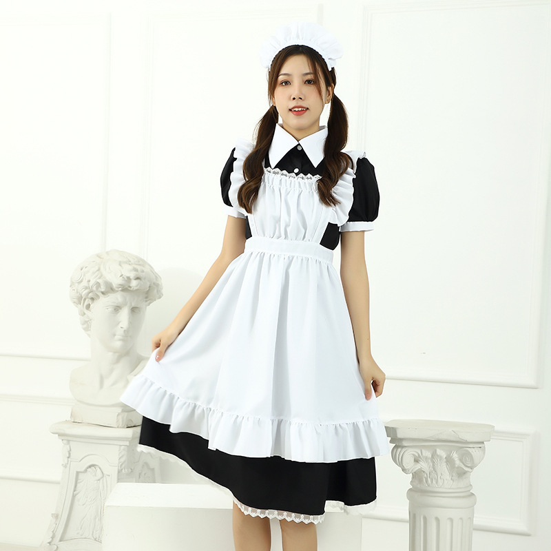 Traditional maid long dress maid costume fake Lady British butler cosplay Japanese uniform cute dress